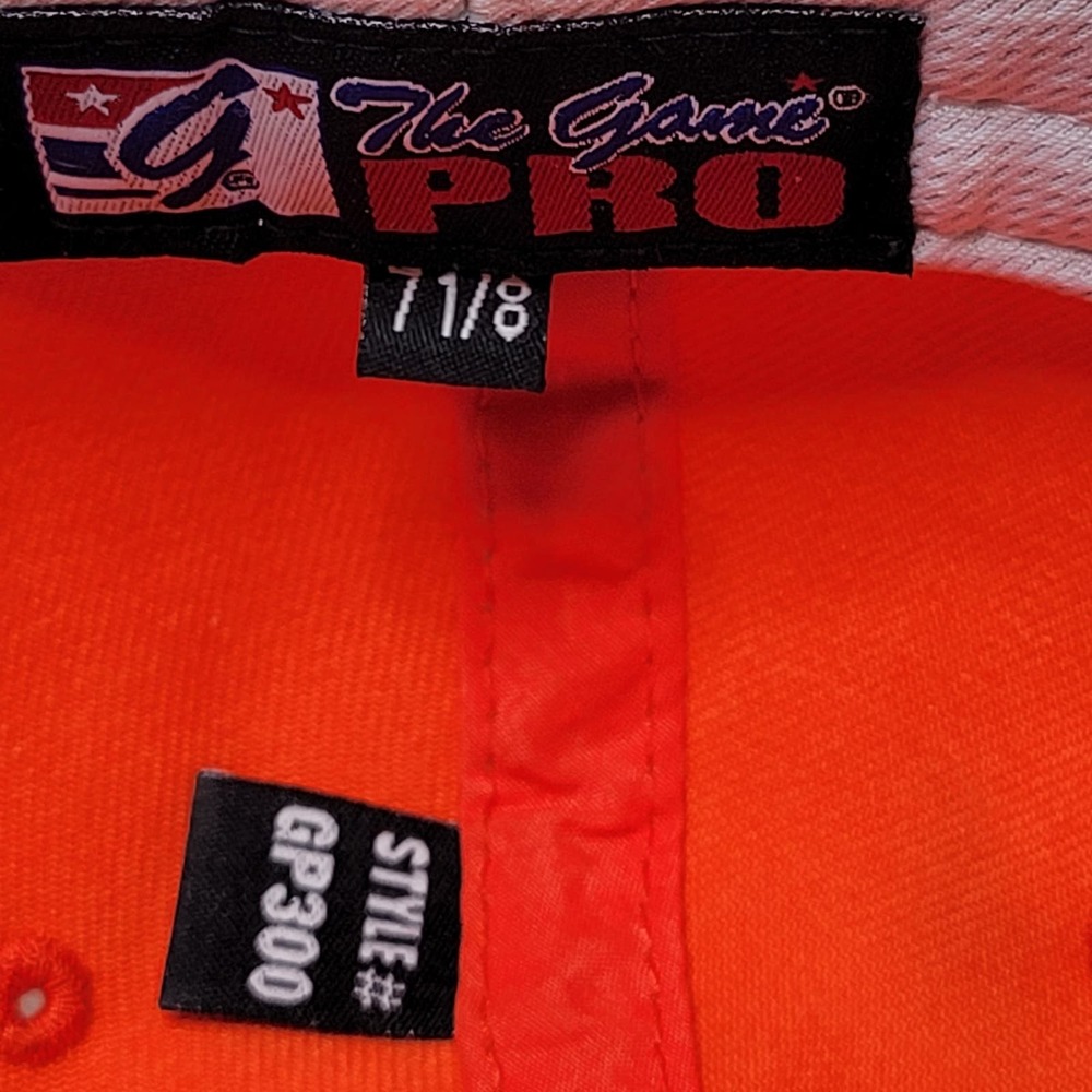 The Game Pro Florida Gators UF Orange Fitted Baseball Cap Personalized✨️7 1/8 - Picture 8 of 14